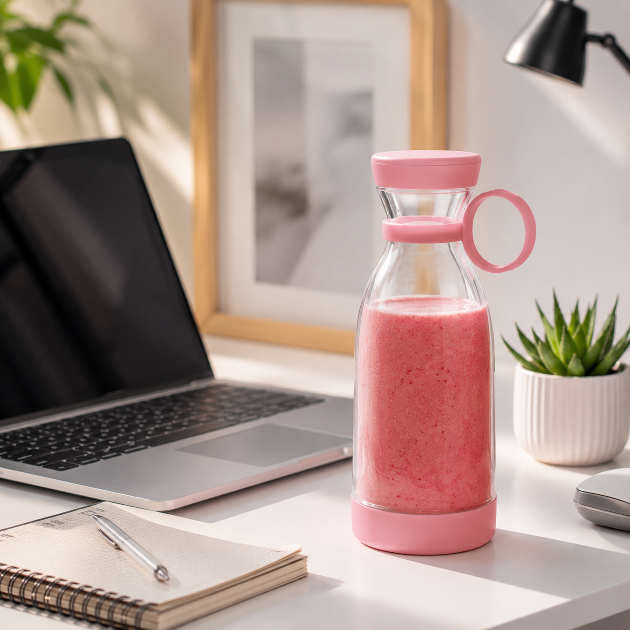 Mini Licuadora Portátil Recargable – Batidos Frescos Donde Quieras 🍓🥤
