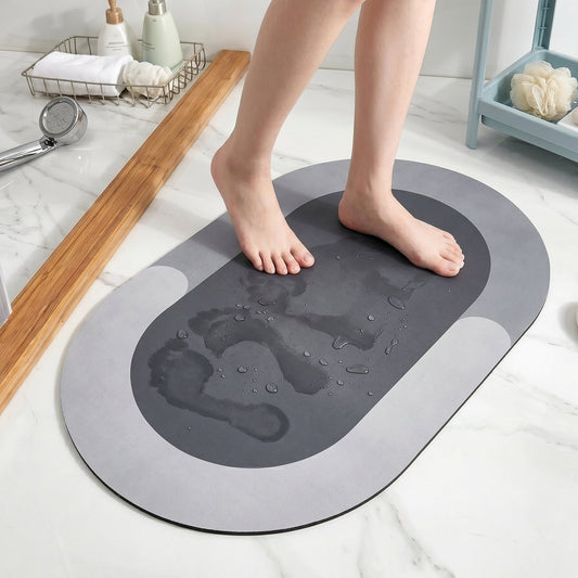 💧 Tapete de Baño Antideslizante – Secado Rápido y Máxima Seguridad