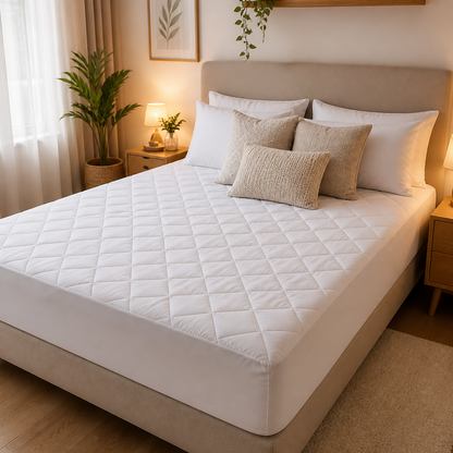 💧 Protector de Colchón Antifluido  – Duerme Tranquilo Sin Accidentes