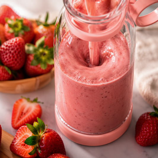 Mini Licuadora Portátil Recargable – Batidos Frescos Donde Quieras 🍓🥤